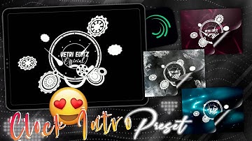 New Clock INTRO Create Package ❣ Alight Motion ❣ XML file ❣ free download ❣ Youtube Intro #vetrieo