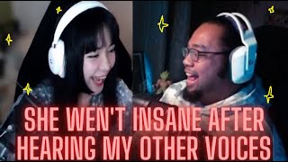 This Singer went insane because of my multiple voices