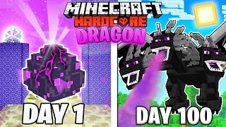 I Survived 100 DAYS as an ENDER DRAGON in Minecraft Hardcore World... (Hindi) || AB