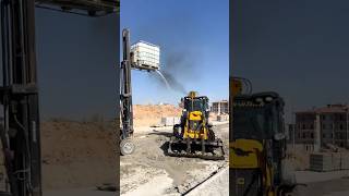 They Mix Concrete🚜#tractorvideo They Mix Concrete🚜#tractorvideo
