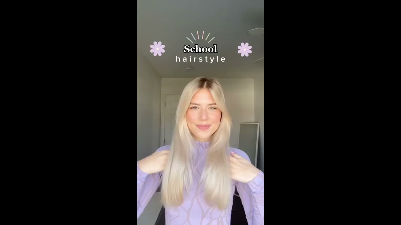 Another Cute Hairstyle For School 