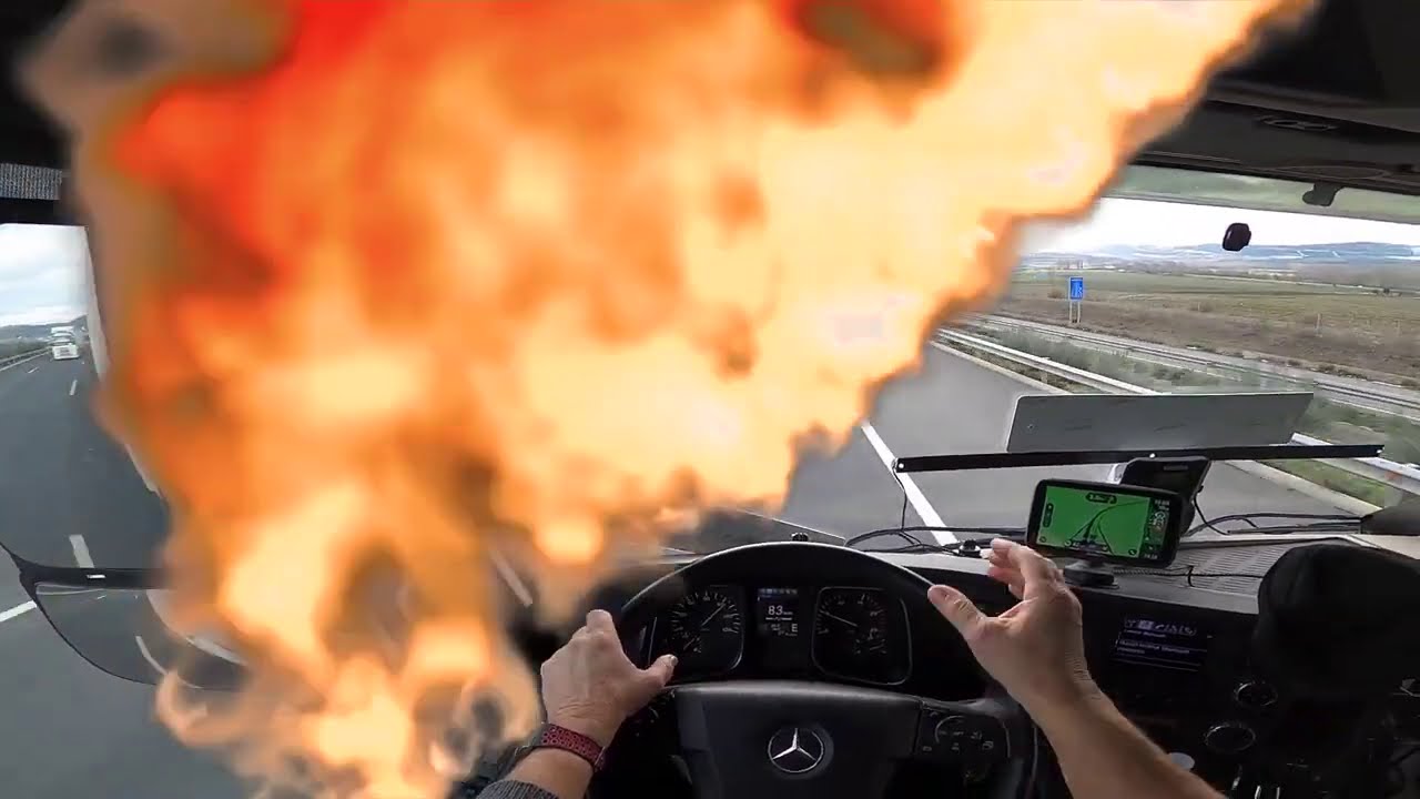 ROUTIER ESPAGNE SOUS LA NEIGE