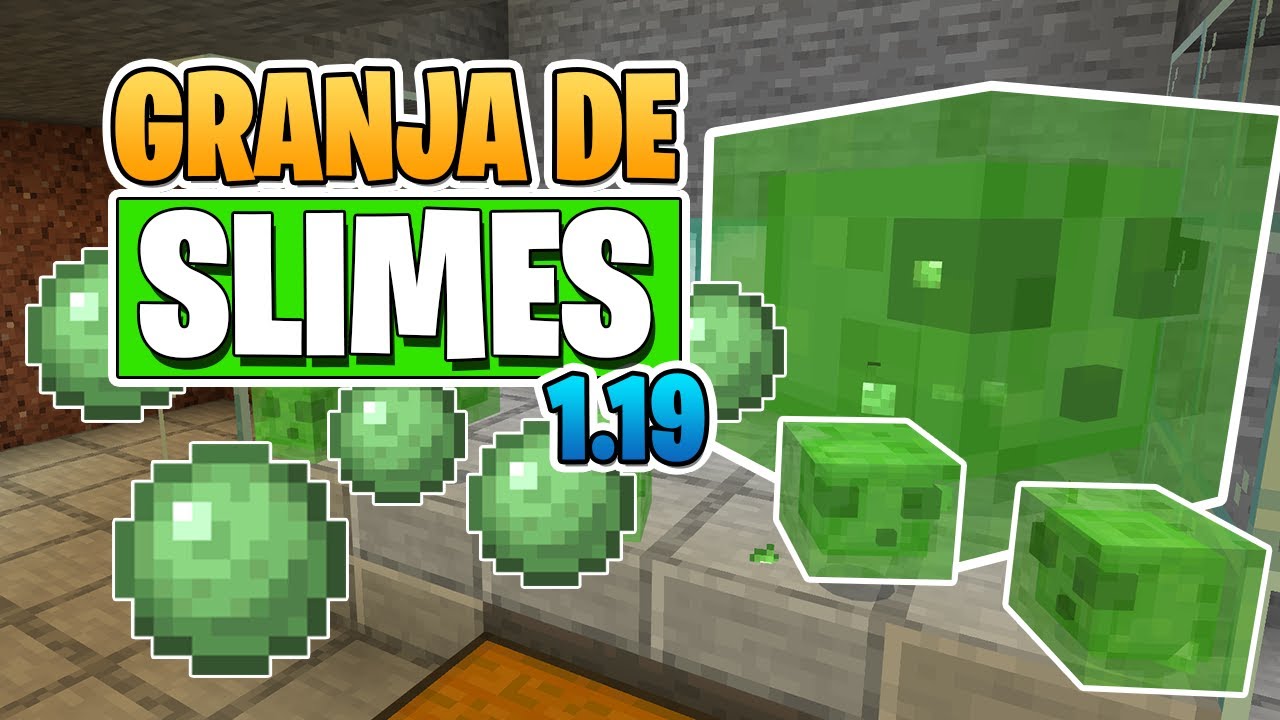 Minecraft Bedrock GRANJA de SLIMES 1.19 🔥 YouTube