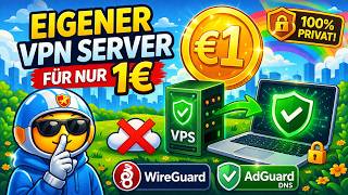 🔐 Eigenen VPN Server für 1€ bauen / erstellen (100% privat &amp; ohne Cloud!)