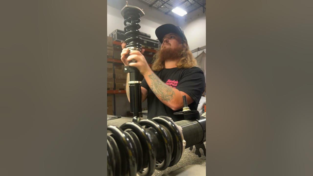 Assembling bc racing coilovers coilovers drift work mustang 370z 