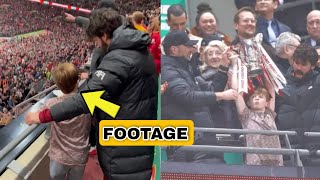 Young Liverpool fan who was invited by Alisson Becker to lift the Carabao Cup trophy