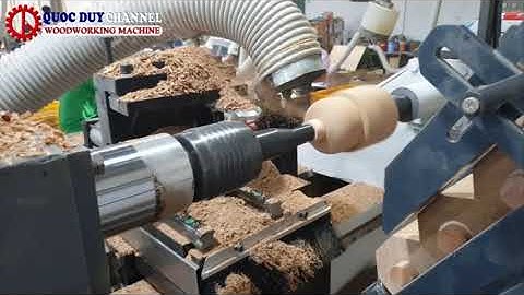 Máy Tiện Cnc Cấp Phôi Tự Động | Máy Tiện Gỗ Tự Động Đa Năng | Quốc Duy