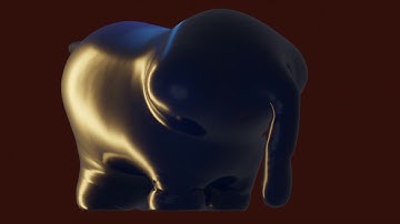 Elephant|Cloth, Hair and Manta flow  |Blender 2.82b