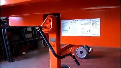 1-Way Mobile Dock (Ramp) Manual Control Type