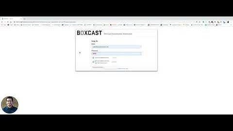 How to Log in to the BoxCast Dashboard