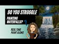 How to paint a waterfall | Realtime Acrylic Tutorial