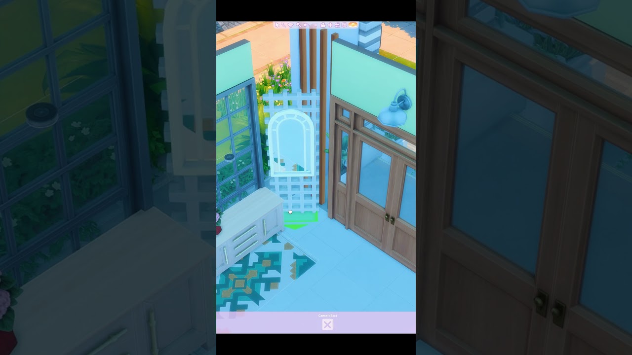 Stylish Entryway | Sims 4 Compact Home 