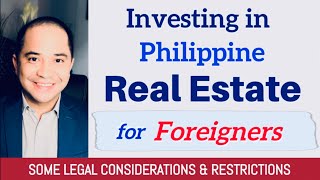 LAND OWNERSHIP BY FOREIGNERS AND FORMER FILIPINOS