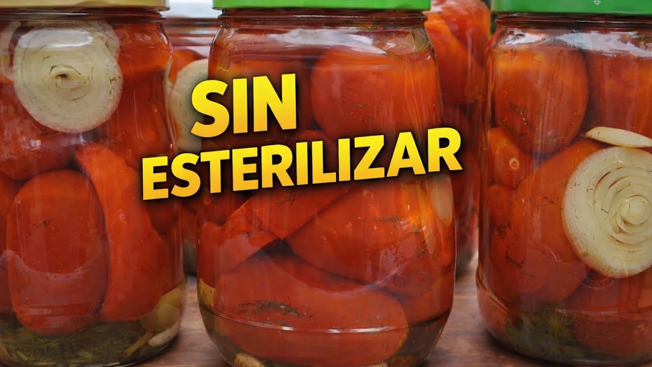 Tomate Entero en Conserva 🍅 | Método Seguro Paso a Paso | Dura Hasta 1 Año