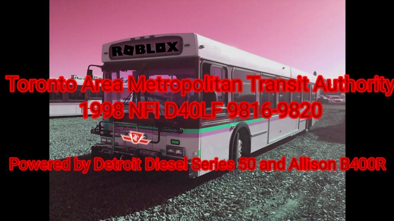 Toronto Area Metropolitan Transit Authority 1998 New Flyer D40LF 9819 - Line E Shuttle.