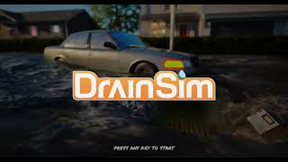 DrainSim - Intro/Title Screen