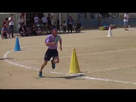 MAH01456男子子供会リレー決勝（八通町2位）