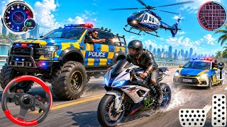 US City Police Car Driving Game Police Car Chase Driving Simulator! 2026 - 3D Android Gameplay screenshot 4