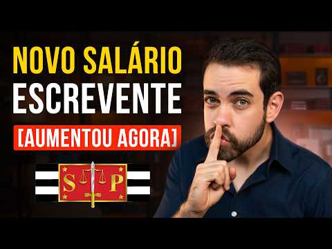 [ATUALIZADO] NOVO SALÁRIO DE ESCREVENTE DO TJ-SP 2026