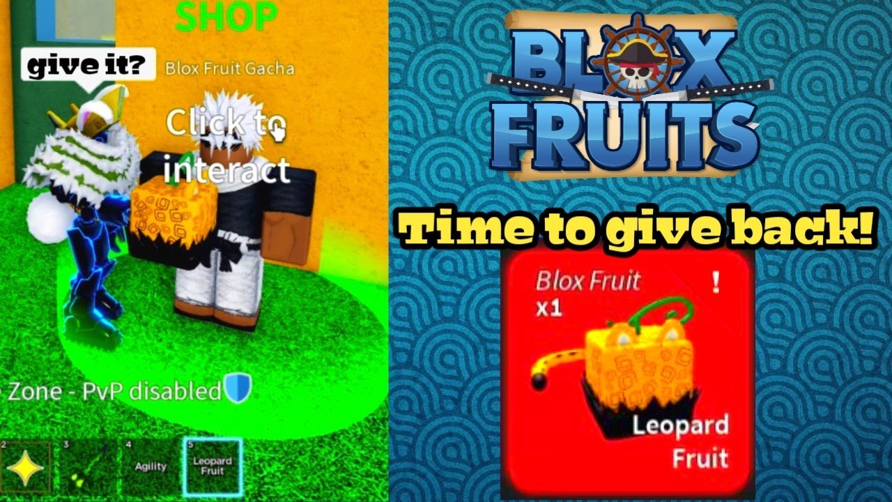 JUST GOT LEOPARD FROM THE BLOX FRUIT GACHA!! : r/bloxfruits