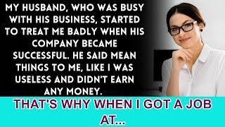 My husband hurt me with his harsh words, but later he pleaded for my forgiveness.