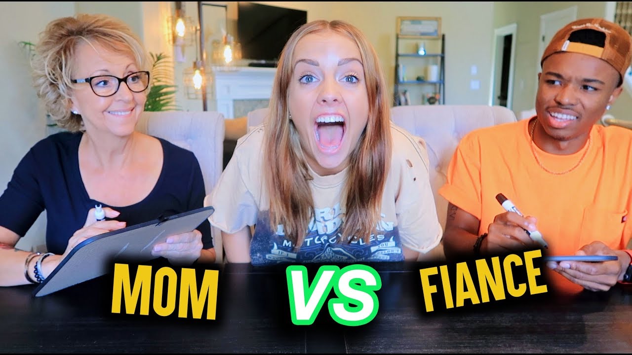 WHO KNOWS ME BETTER?! My Mom vs. My Fiancé! *INTENSE*