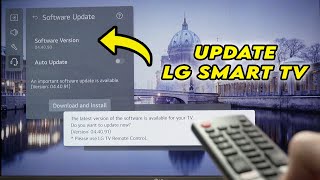 LG Smart TV: How to Update Your TV