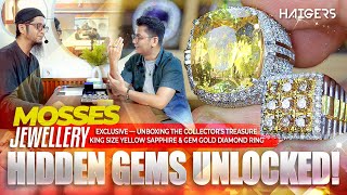 PERDANA ❗️ MOSSES JEWELLERY \u0026 HAIGERS ✨ Kolektor Permata Bicara ⚡Yellow Sapphire Size Raja  💎 ❗️