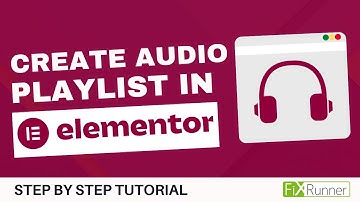 How To Create An Audio Playlist In Elementor