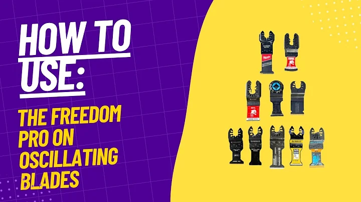 How To Use The Freedom Pro Sharpener For Oscillating Multi-Tool Blades