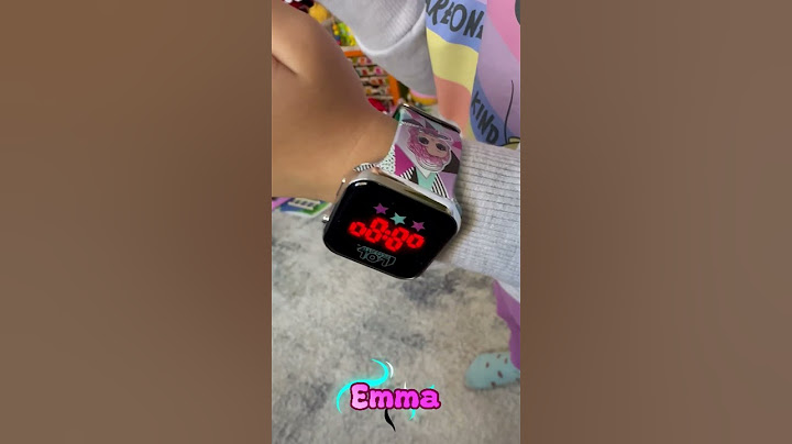 Emma's lol surprise led watch, she love wearing it. #emma