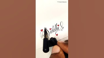 comment your name | Siddhi in cursive #calligraphy #handwriting #shortsfeed #shorts