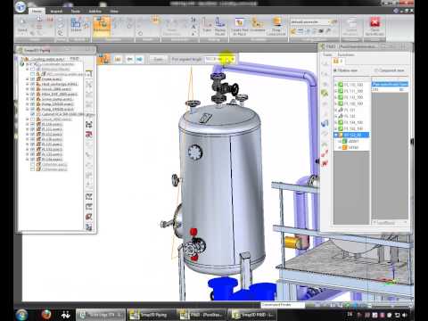 Overview Plant Design process chain for Solid Edge