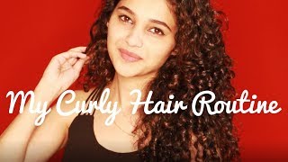 Curly Hair Routine | Natural Curly Hair | Shea Moisture, Cantu,Moptop | Shruti Amin