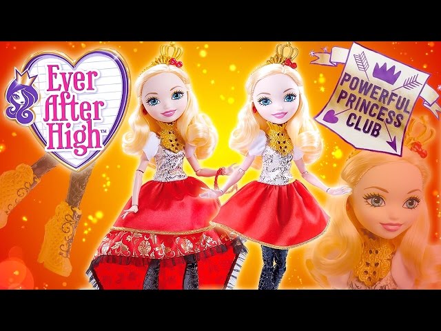 Boneca Articulada - 30 Cm - Ever After High - Powerfull Princess Club - Apple  White - Mattel - Ri Happy