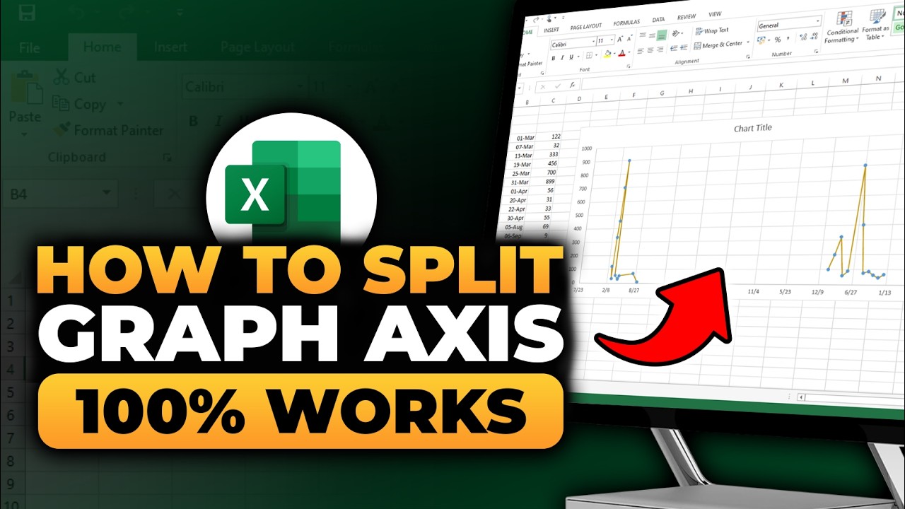 How To Split Graph Axis in Excel (𝟮𝟬𝟮𝟲) | 100% WORKS | NO Yapping, To ...