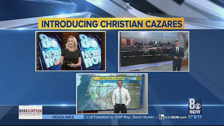 Introducing Christian Czares, 8 News Now Co-Anchor...