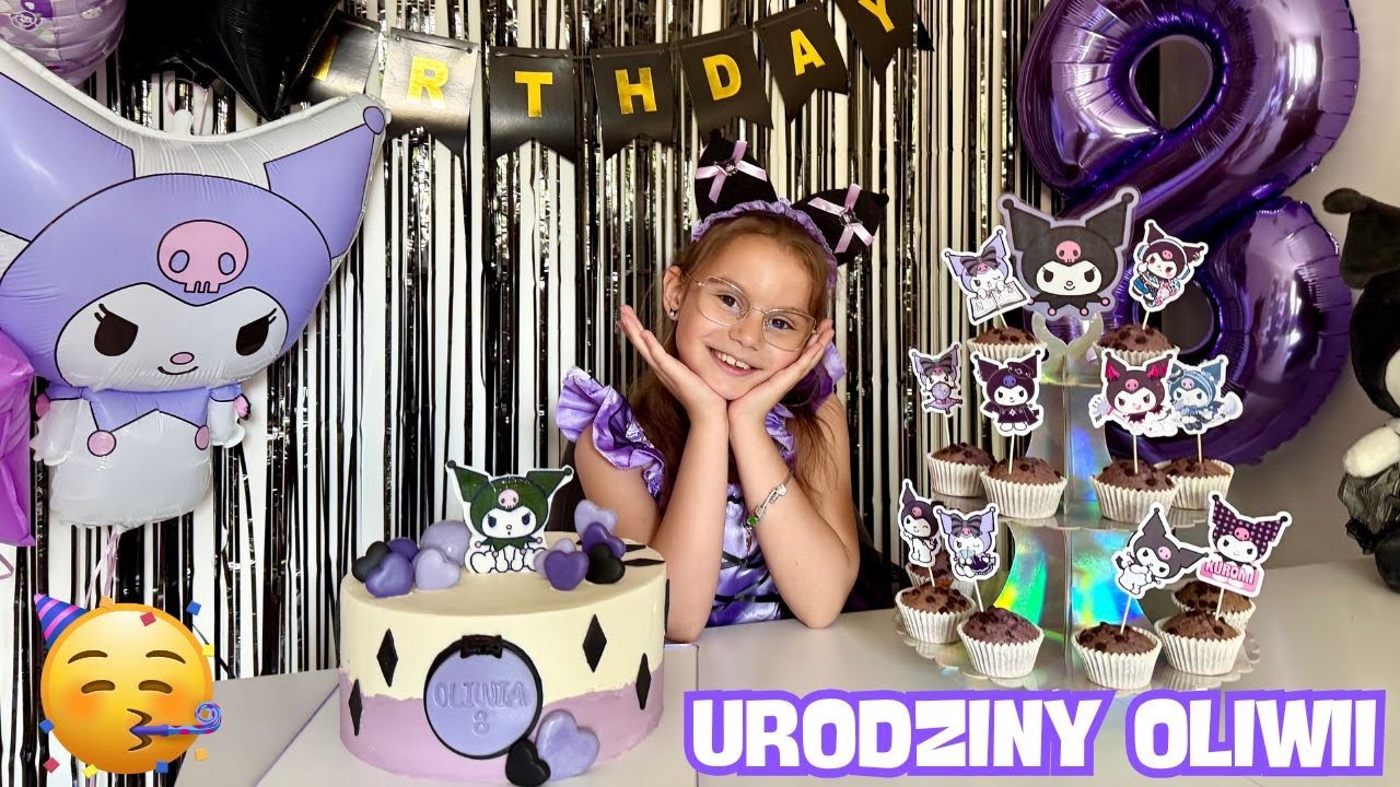 8 urodziny Oliwii w stylu Kuromi🥳💜 Zapomniałyśmy o najważniejszym😱