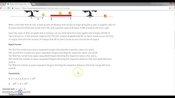 Hackerrank Solution - Apple and Orange Algorithms - Java version