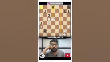 Checkmate Puzzle #20 | PlayChessWithAbhishek #chess #playchess #chessindia
