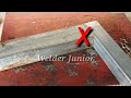 How to Cut Square Tubes of Different Sizes for 90 degree Welding Joints || welder junior