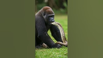 Gorilla vs Python: Jungle Bully Goes Too Far!