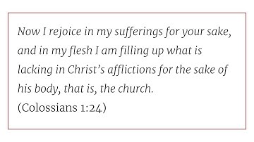 Solid Joys (November 1): Christ’s Sufferings in Us // Devotional by John Piper