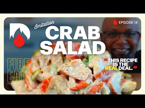 How to Make Imitation CRAB SALAD: Easy SEAFOOD salad recipe