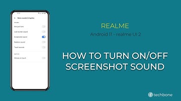 How to Turn On/Off Screenshot Sound - realme [Android 11 - realme UI 2]