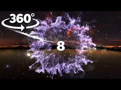 COUNTDOWN EXPLOSION 360° ShockWave ( v 597 ) 10 to 1 VR TIMER with Sound Effects 4k