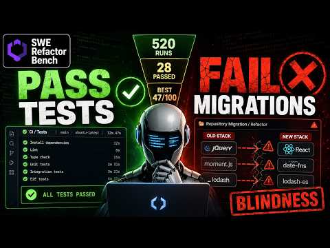 SWE Refactor Bench: Why Coding Agents Pass Tests Yet Fail Migrations