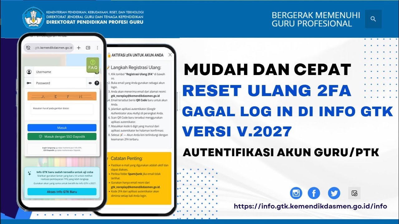 TERBARU || CARA MUDAH RESET DAN LOG IN PADA INFO GTK VERSI 2027 || SOLUSI GAGAL LOG IN INFO GTK 2027