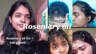 Rosemary oil for hair growth | How to use rosemary for hair ?