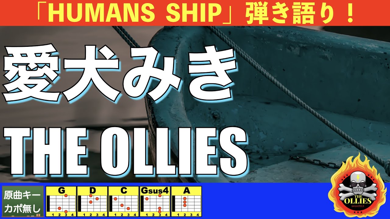 【弾き語り】愛犬みき / THE OLLIES アルバム「HUMANS SHIP」 YouTube
